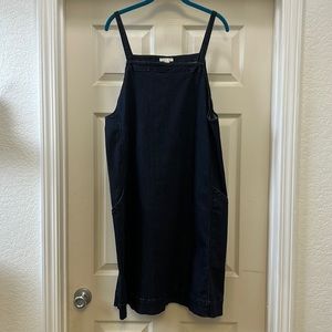 Eileen Fisher Denim Jumper Dress M